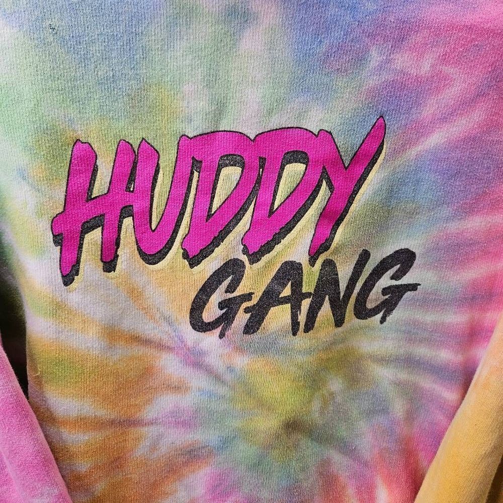 Chase Hudson Hoodie Mens Sz Medium Tie Dye Huddy Gang Pullover Sweatshirt - Picture 2 of 10